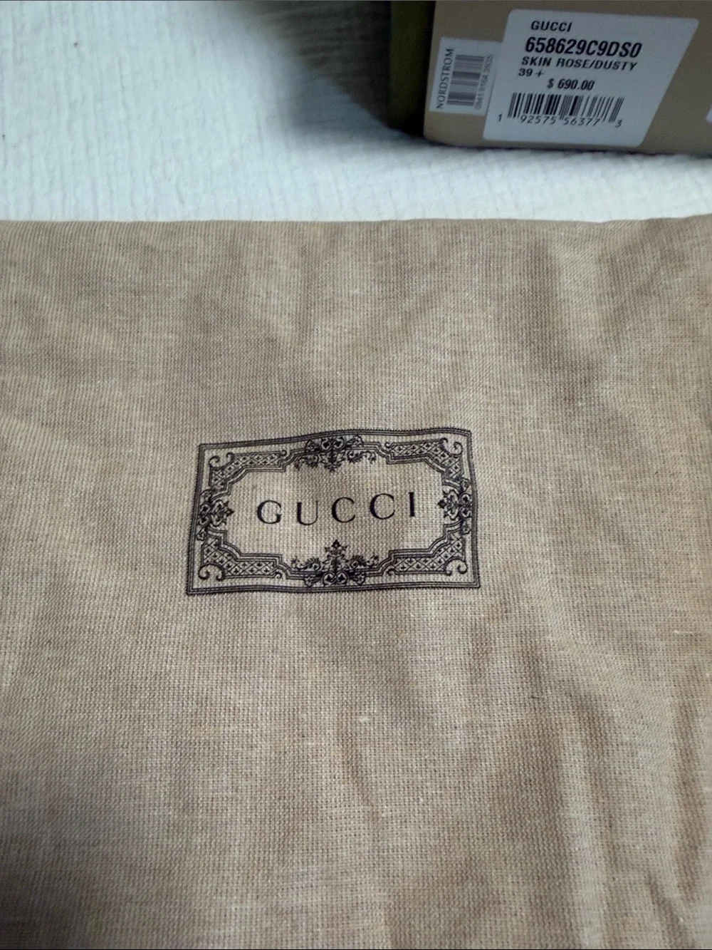 Gucci Pink Leather GG Espadrille Wedge Sandals with Gold Rope Platform